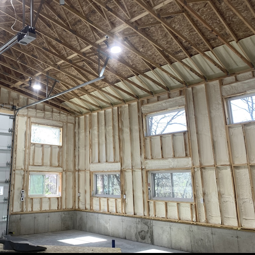 spray foam insulation barn walls